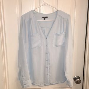 POWDER BLUE BLOUSE